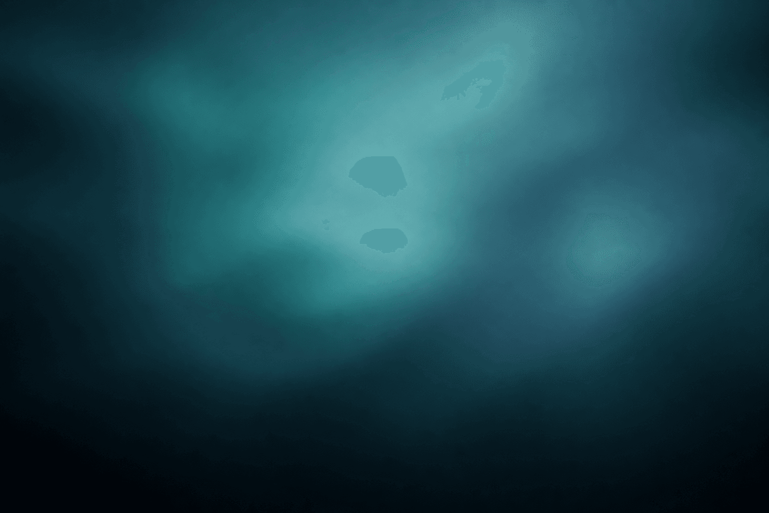 Soft teal atmospheric glow