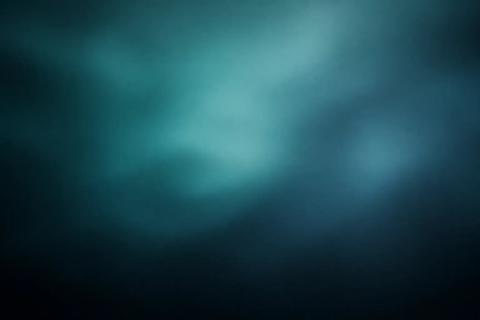 Soft teal atmospheric glow